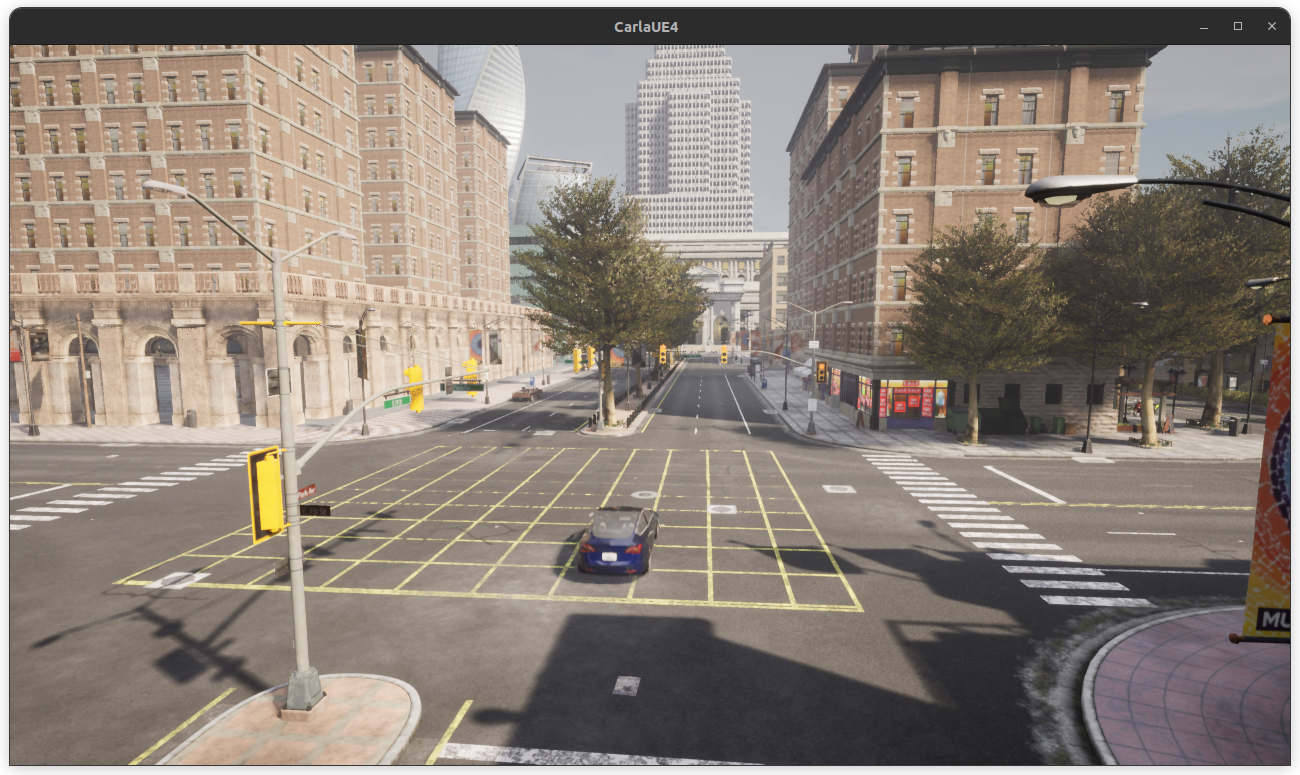 Vehicle Spawned in CARLA